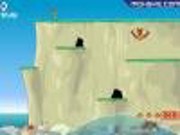 Monkey cliff diving