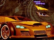 Blue demon car